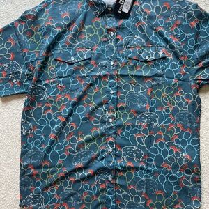 Men’s Raised by Coyotes pearl snaps shirt